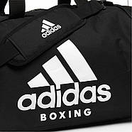 Сумка-рюкзак (2 в 1) Adidas із білим логотипом Boxing, фото 4