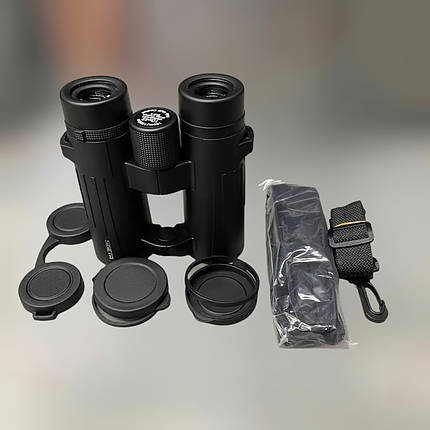 Бінокль SIGETA Imperial 10x42, Чорний, світлосила 17.6, Roof, водостійкий, чохол, нашийний ремінь, фото 1