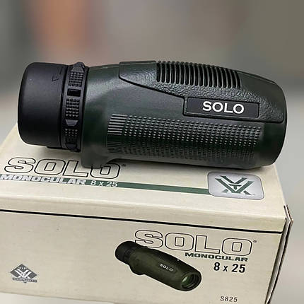 Монокуляр Vortex Solo 8x25, захищений всепогодний тактичний монокуляр, фото 1