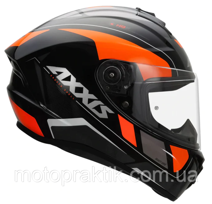 AXXIS DRAKEN S Wind B4 Matt Orange, XS Мотошолом інтеграл