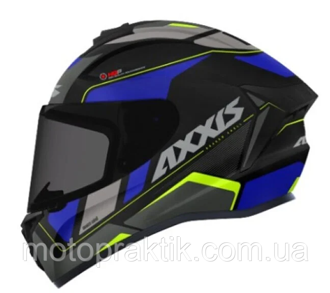 AXXIS DRAKEN S Wind B7 Matt Blue, XS Мотошолом інтеграл