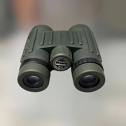 Бінокль KONUS Emperor 10x42 W.A., Зелений, фазова корекція, широке поле огляду, чохол, фото 1