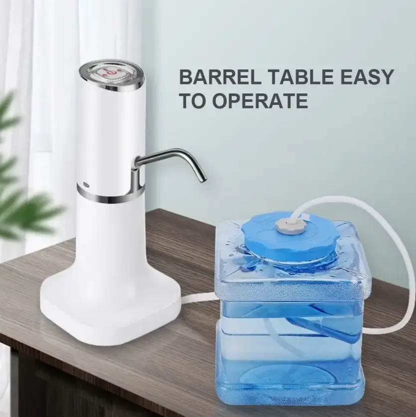 Насос для води Water Dispenser Білий диспенсер для пляшки питної води XL-145