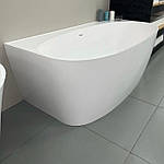 Ванна пристінна з литого каменю 1600х850 Miraggio Anna, фото 5