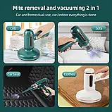 Бездротовий мініпилосос 3в1 Wireless vacum new Ручний автопилосос Міні акумуляторний пилосос, фото 3