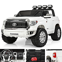 Детский электромобиль Toyota Tundra JJ2255EL-1 джип двухместный белый