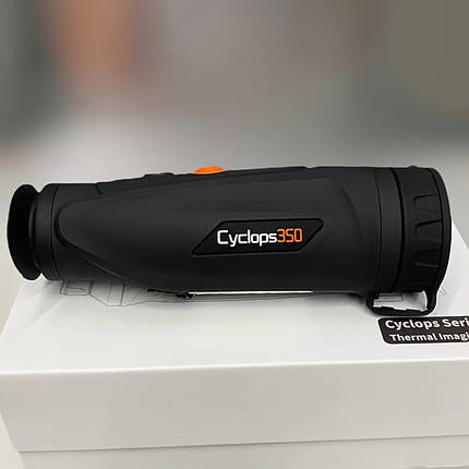 Тепловізор ThermTec Cyclops 350, 50 мм, AI-режим розпізнавання та оцінки дистанції, двосторонній Wi-Fi, фото 1