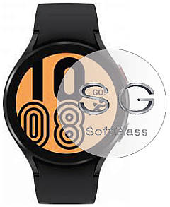 Бронеплівка для Samsung Watch 4 44 mm r 870 (2шт на екран) зносостійка поліуретанова SoftGlass