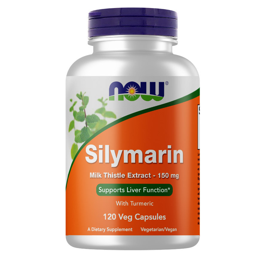 Натуральна добавка NOW Silymarin Milk Thistle 150 mg, 120 вегакапсул EXP