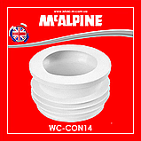 Перехідна манжета 90х110 мм під інсталяцію WC-CON14 McAlpine, фото 5