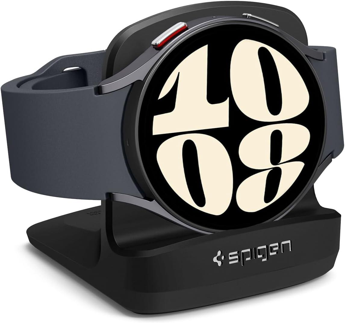 Підставка-тримач Spigen для Samsung Galaxy Watch 6/5/5 Pro — Night Stand S353, Black (AMP05302)
