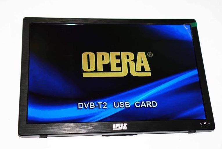 Портативний телевізор OPERA OP-1420 15.6" DVB T2, USB/SD/FM