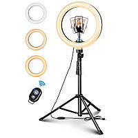 Штатив ELEGIANT 10,2" Selfie Ring Light з тримачем стільникового телефона