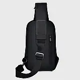 Сумка месенджер Ausi Shak через плече, нагрудна/на спину, рюкзак сейф із кодовим замком на одну лямку, фото 4