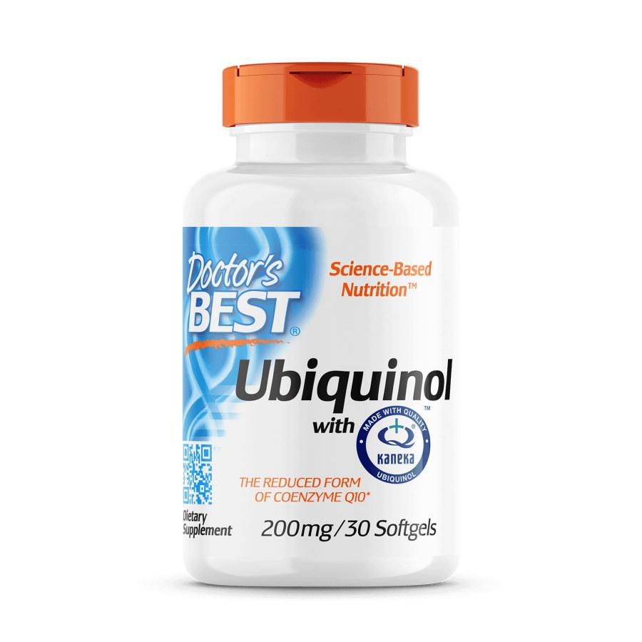 Натуральна добавка Doctor's Best Ubiquinol with Kaneka 200 mg, 30 капсул EXP