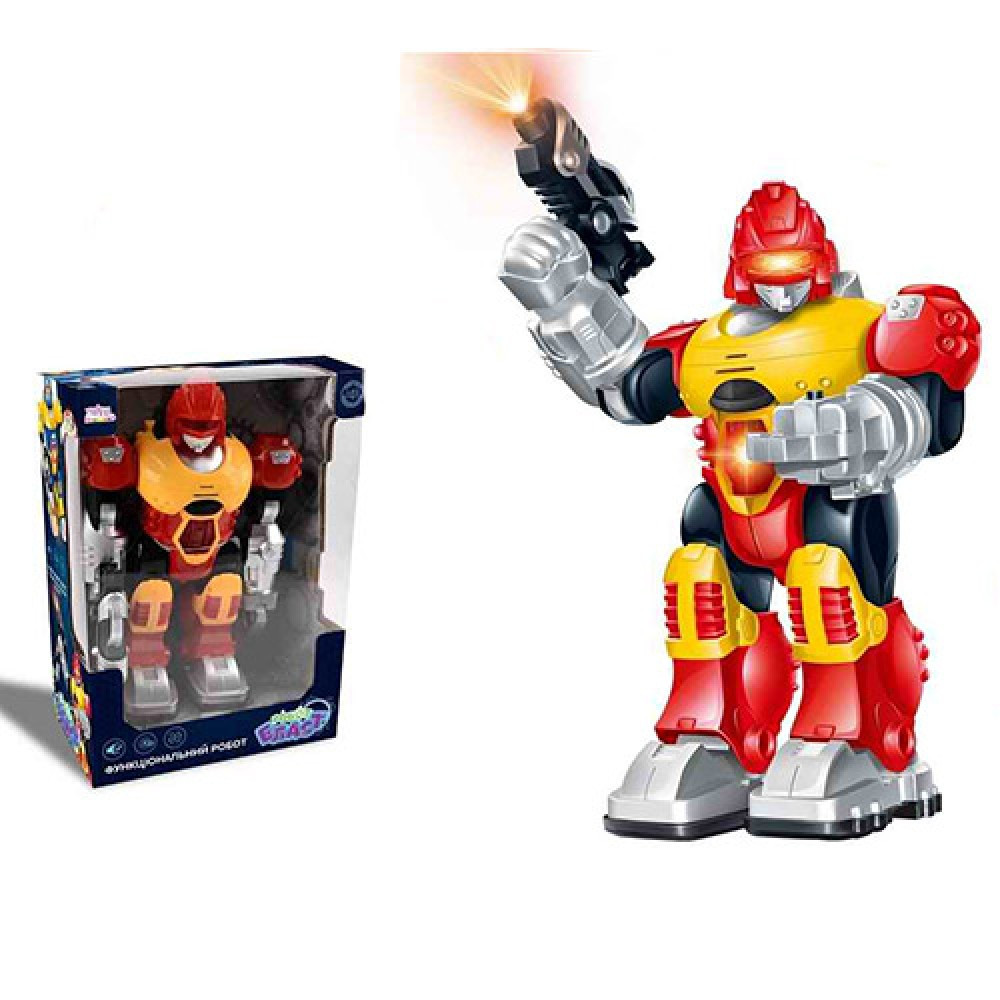 Робот UKA-A0103-3 ходить, муз. (укр.), світло, бат., кор., 28-20-11 см., фото 1