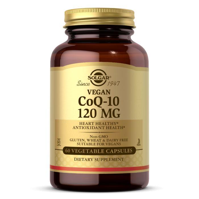 Натуральна добавка Solgar Vegetarian CoQ-10 120 mg, 60 вегакапсул EXP