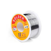 Припій для пайки ПОС 63 , 1мм з флюсом , котушка 100г JINHU