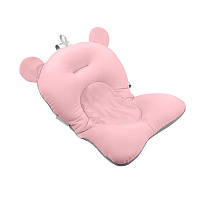 Матрасик-коврик для ребенка в ванночку Bestbaby 330 Pink с креплениями