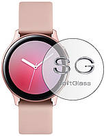 Бронепленка Samsung Galaxy Watch Active 2 SMR830N (40 mm) (2шт на экран) SoftGlass