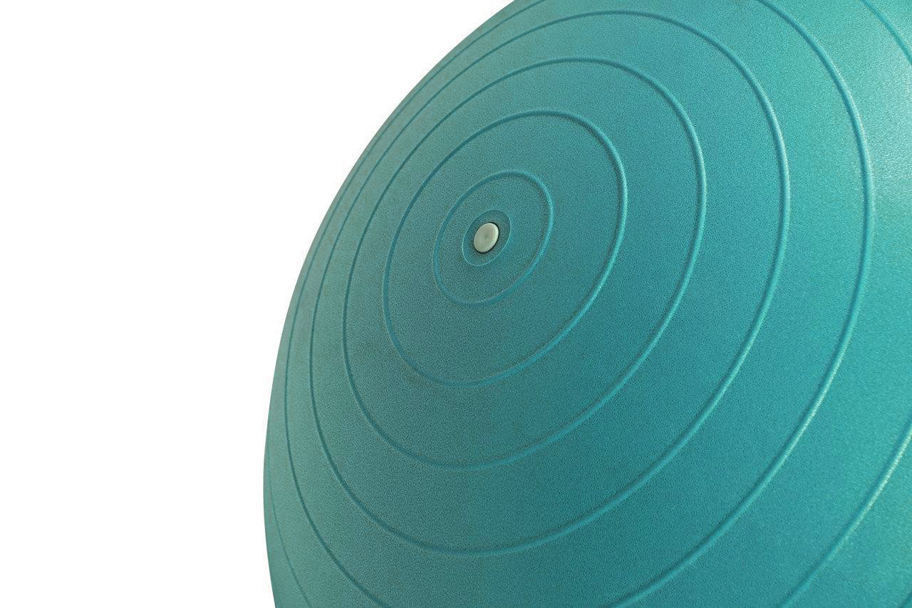М'яч для фітнесу (фітбол) напівмасажний PowerPlay 4003 Ø65 cm Gymball Зелений + помпа EXP - фото 3 - id-p1908874046