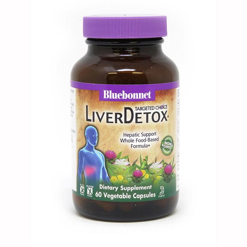 Натуральна добавка Bluebonnet Nutrition Targeted Choice Liver Detox, 60 вегакапсул EXP