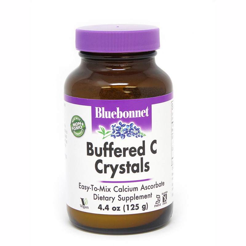 Вітаміни та мінерали Bluebonnet Buffered Vitamin C Crystals, 125 грам EXP