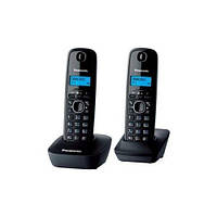 DECT телефон DECT PANASONIC KX-TG1612UAH Black Grey