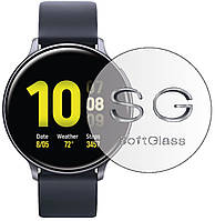Бронепленка Samsung Galaxy Watch Active 2 SMR820N (44 mm) (2шт на экран) SoftGlass