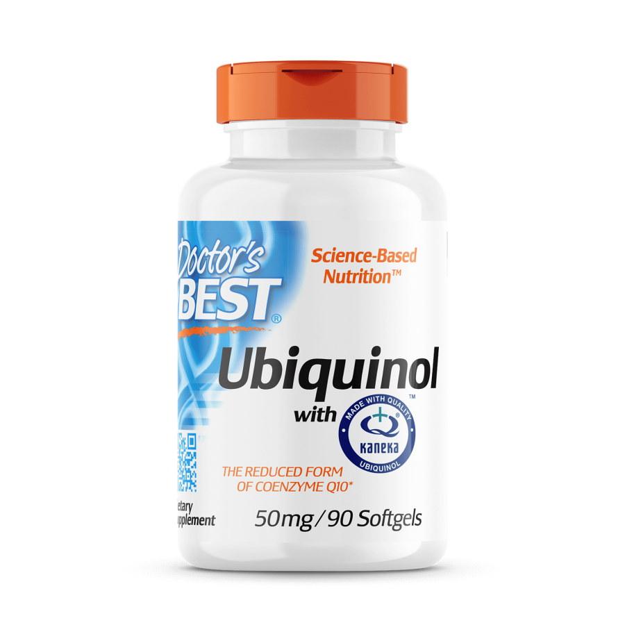 Натуральна добавка Doctor's Best Ubiquinol with Kaneka 50 mg, 90 капсул EXP