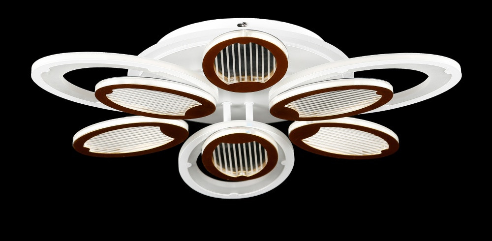 Люстра в зал або спальню світлодіодна сучасна Splendid-Ray 286190/3+1 LED CHAMP