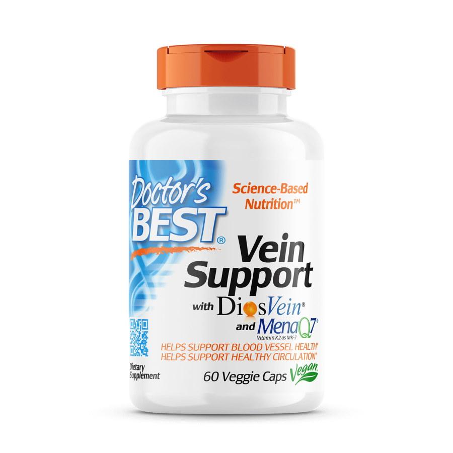 Вітаміни та мінерали Doctor's Best Vein Support, 60 вегакапсул EXP