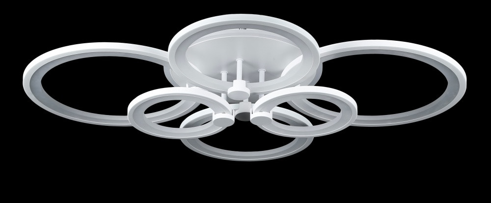 Люстра в зал або спальню світлодіодна сучасна Splendid-Ray 2850118/2+2 LED (WHITE)