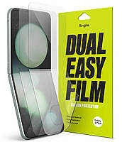 Защитная плёнка Fusion Dual Easy Film 2-pack для Samsung Galaxy Flip 5 Clear (D2E055)