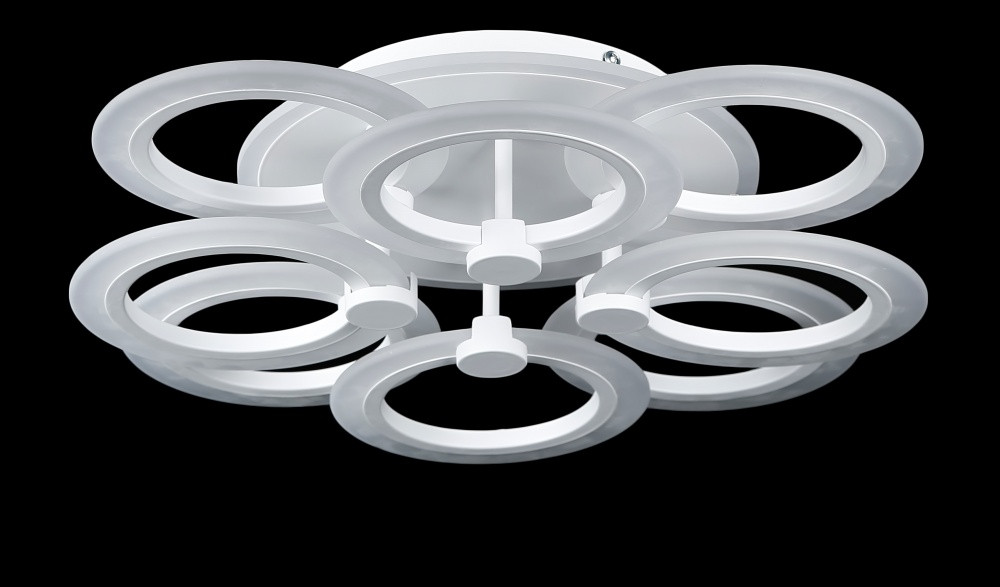 Люстра в зал або спальню світлодіодна сучасна Splendid-Ray 2850174/4+4+A LED (WHITE), фото 1
