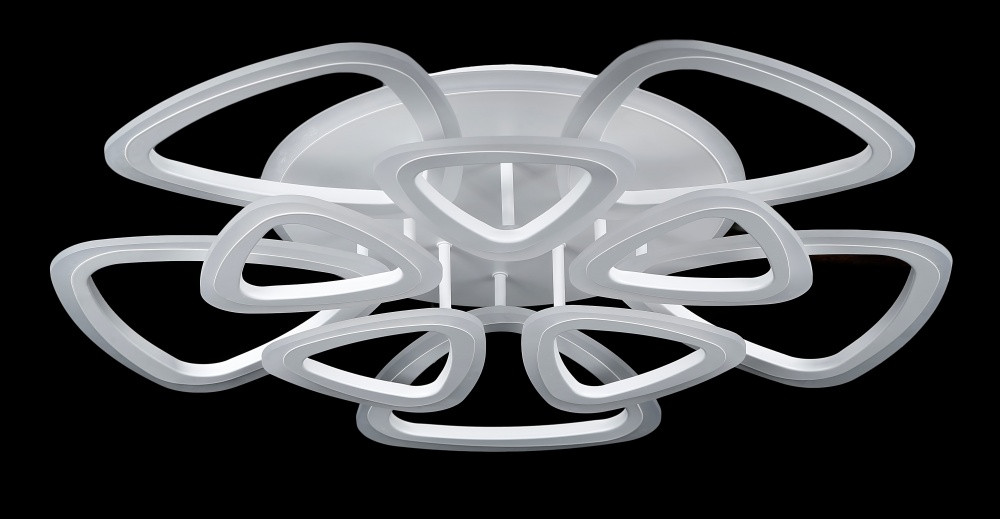 Люстра в зал або спальню світлодіодна сучасна Splendid-Ray 2850150/5+5 LED (WHITE)