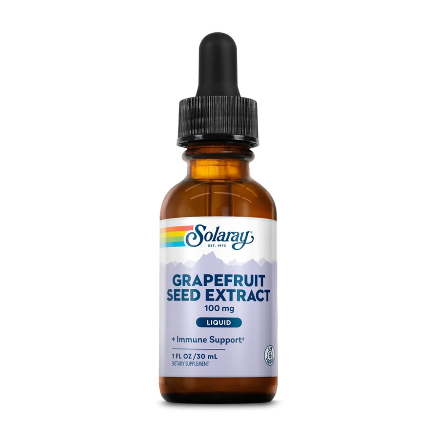 Натуральна добавка Solaray Grapefruit Seed Extract 100 mg, 30 мл EXP