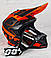 Мотошолом Ендуро H510S для мотокросу або квадроцикла + КОМПЛЕКТ у Подарунок (Окуляри, Рукавички, Балаклава), фото 5