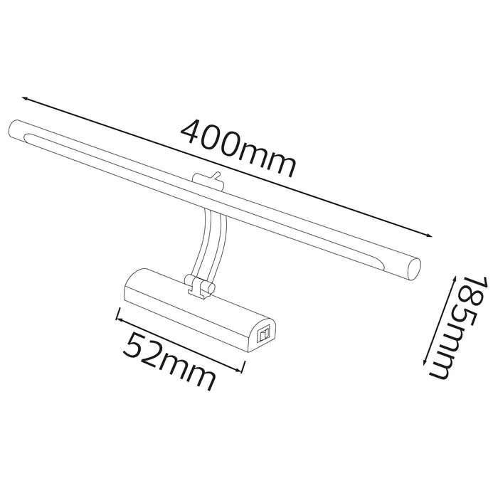 Світильник для підсвітки дзеркал та карти ANKA-8 HOROZ ELECTRIC 040-014-0008-010