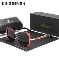 Женские поляризационные солнцезащитные очки KINGSEVEN N7011 Red