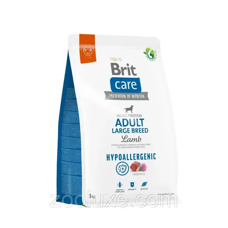 Brit Care Hypoallergenic Adult Large Breed 3 кг корм для собак великих порід Брит Кеа Гіпоалергенник