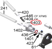 1T310645 Ущільнювальне кільце pump Franke Evolution White