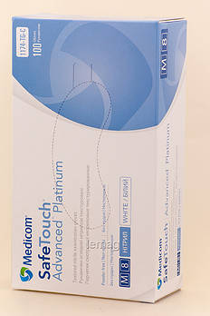 Medicom Рукавички нітрилові 3.6 г, 100 шт - Білі, розмір M
