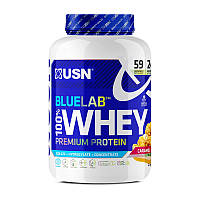 Сывороточный протеин изолят USN Blue Lab 100% Whey Premium Protein 2 kg banana