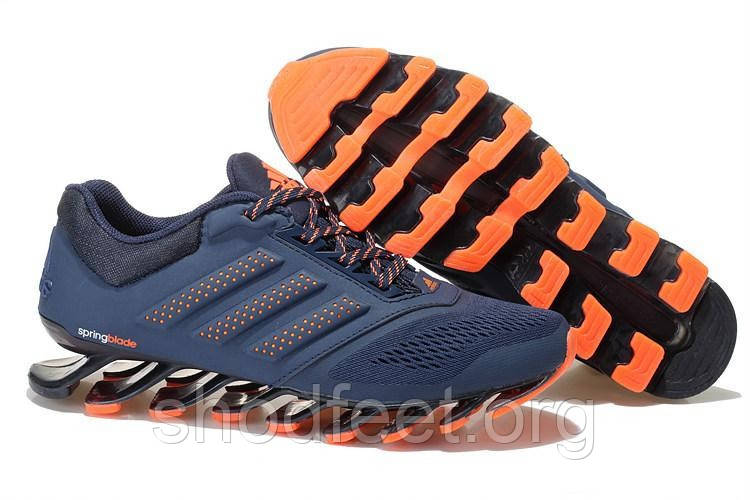 Anzai Seguid así repertorio Купить Adidas Springblade Drive 2.0 Navy Blue Orange, цена 1485 ₴ — Prom.ua  (ID#332402043)