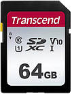 Карта пам'ятi Transcend SDXC 64GB UHS-I U1 300S (TS64GSDC300S)