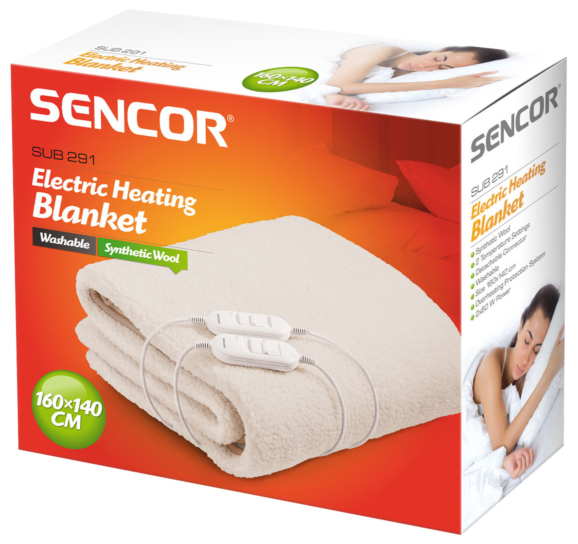 Електроковдра Sencor SUB 291, фото 1
