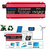 Перетворювач напруги з 12V на 220V ЧИСТА СИНУСОЇДА 2200W, Підвищувальний перетворювач, Інвертор, фото 5