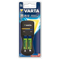 Зарядний пристрій Varta Pocket charger + 2xAA 2700mAh