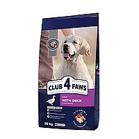 Клуб 4 Лапи Преміумкорм для собак великих порід з качкою 14 кг (1 кг-97 грн)
